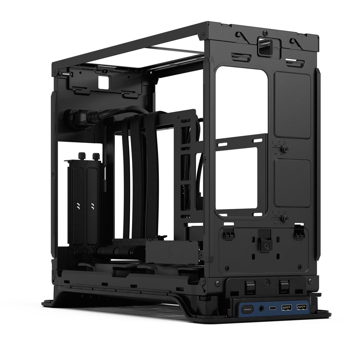 Fractal design æra 2 midnatsblåt mini tårnhus (mørkeblå | 2x USB-A | 1x USB-C)