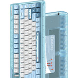 Iqunix og80 wintertide trådløst mekanisk tastatur (lyseblåt, us-layout (qwerty), iqunix moonstone, 80% (tkl), rgb-lysdioder, hot-swappable, pbt, 2.4ghz | bluetooth 5.1 | usb-c)