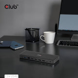 Club 3D 14-1 USB-C Quad Display dockingstation (sort)