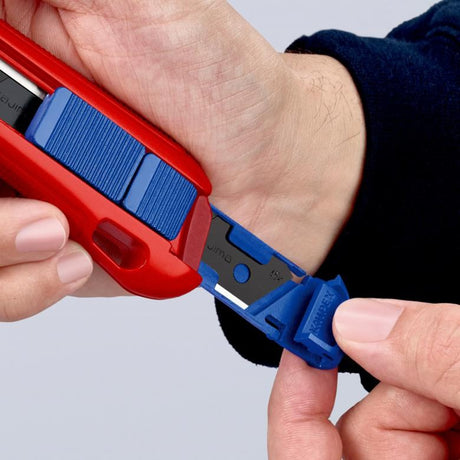 Knipex cutix universal knivboksskærer (rød blå, inkl. 2 knivblade)