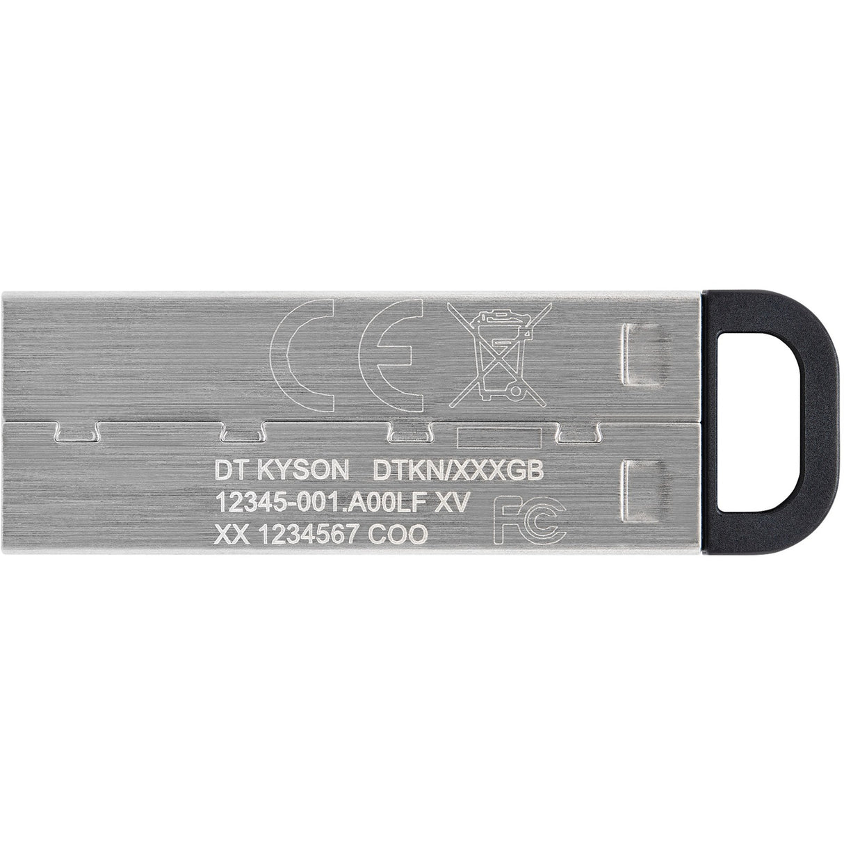 Kingston data traveler kyson 512 GB USB stick (sølv, dtkn 512 GB)