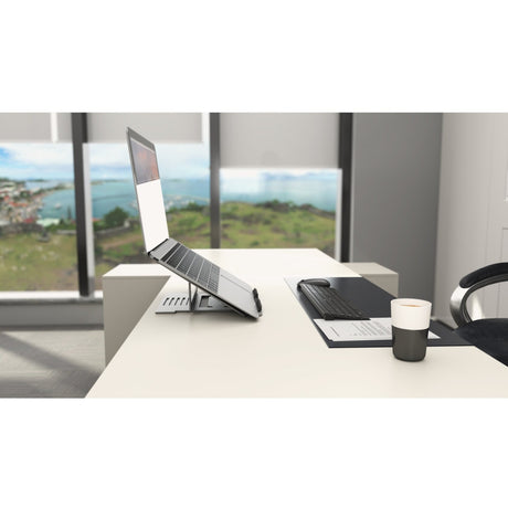 Kensington easy riser aluminium stander til bærbar computer (aluminium)