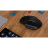 Keychron m6-a1 trådløs mus (sort, 100 - 26.000 dpi, USB-C Bluetooth 5.1 2.4 GHz)