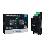 Shelly wave pro lukkerkontakt (sort, z-wave s800)