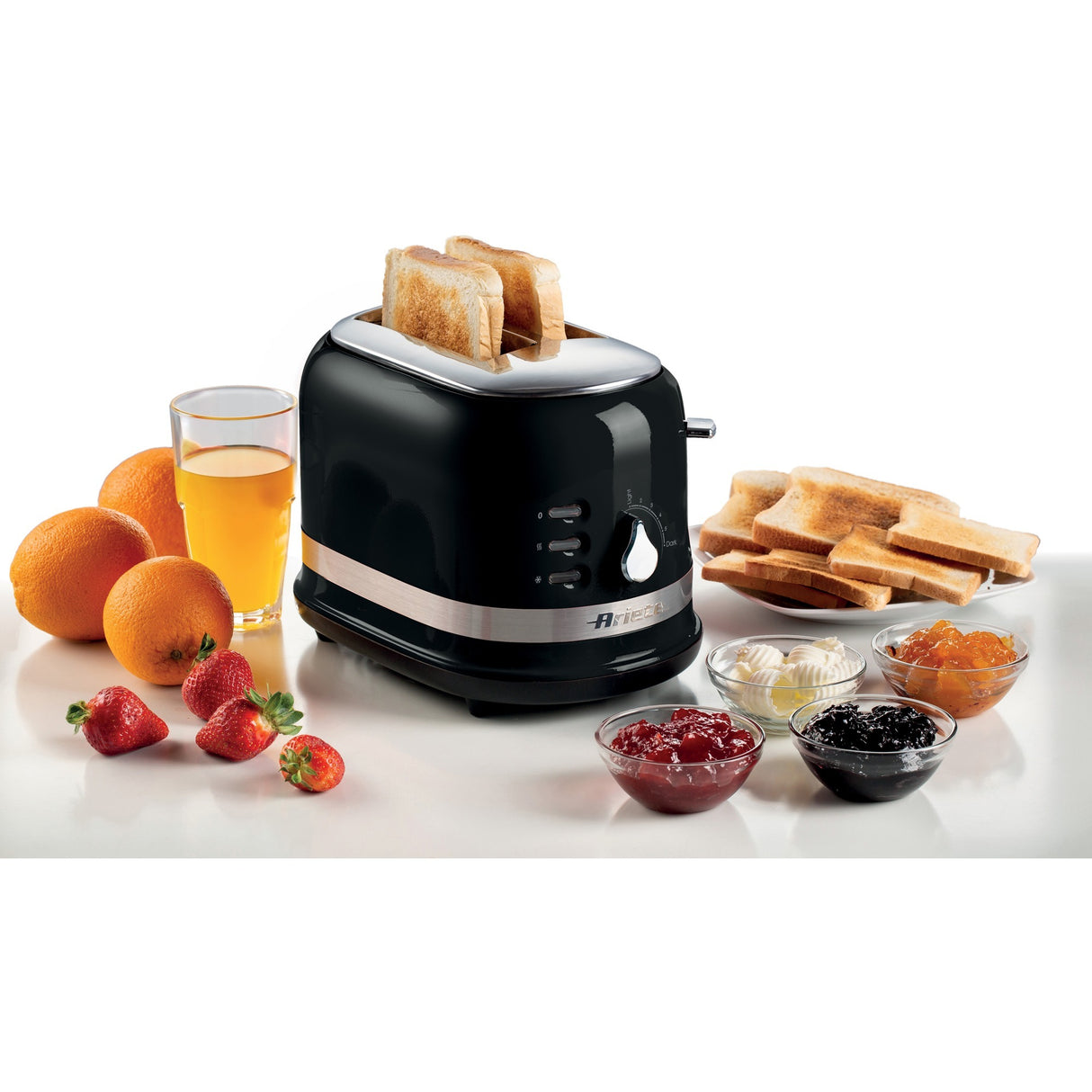 Ariete moderna brødrister 0149 12 (sort)