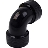 Alphacool eiszapfen 16mm HT fitting L-stik 90° tilslutning (sort)