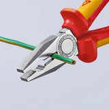 Knipex kombitang 03 06 200 vde kombitang (rød gul, 200mm)