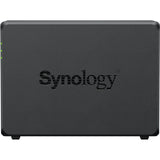 Synology diskstation ds725+ nas (sort, 2x LAN, USB-A 3.2 (5 Gbit s))