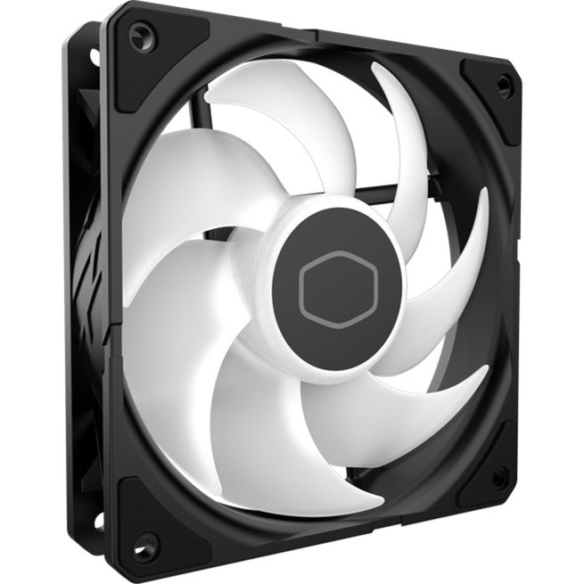 Cooler master sickleflow edge 120 argb ventilatorsæt kuffertventilatorer (sort, 3 stykker, 120 x 120 x 25 mm, PWM, 3 styk, med A1 mini LED-controller)