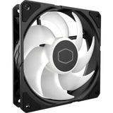 Cooler master sickleflow edge 120 argb ventilatorsæt kuffertventilatorer (sort, 3 stykker, 120 x 120 x 25 mm, PWM, 3 styk, med A1 mini LED-controller)