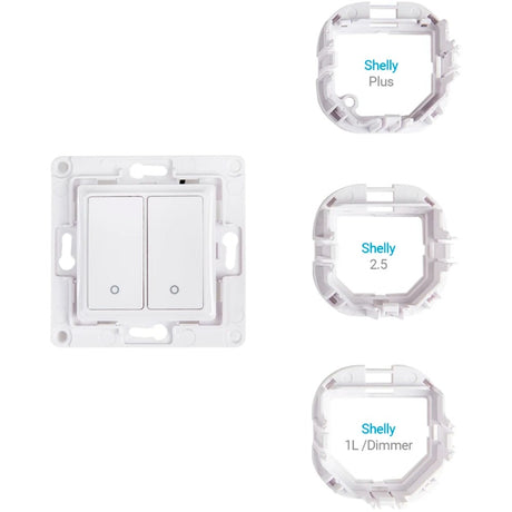 Shelly wall switch 2 knap (hvid)