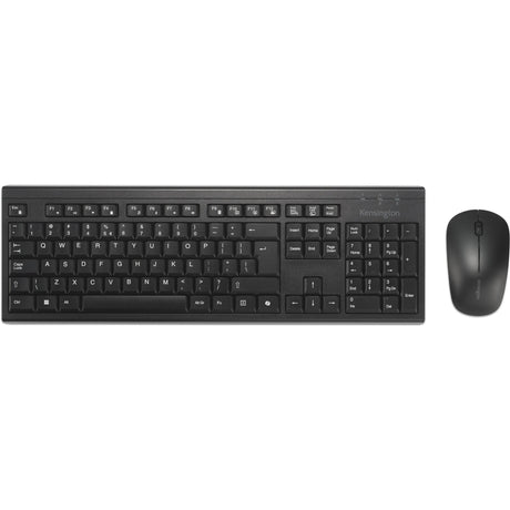 Kensington km270 eq genopladeligt skrivebordssæt – trådløst skrivebordssæt (sort, us-layout (qwerty), membran, 100 %, bluetooth, 2,4 ghz)