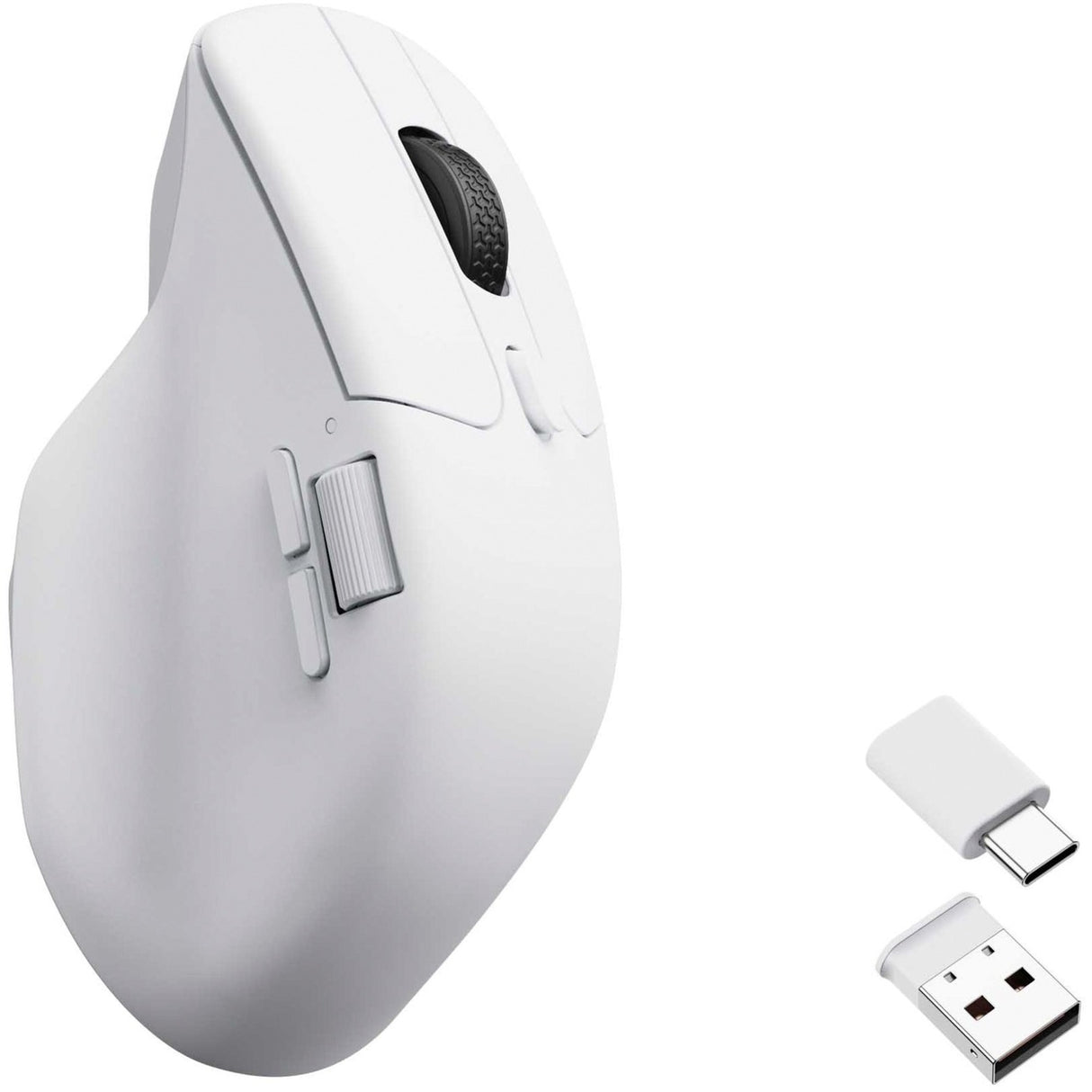 Keychron m6-a3 trådløs mus (hvid, 26.000 dpi, USB-C Bluetooth 5.1 2.4 GHz)