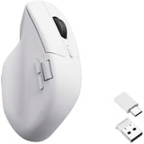 Keychron m6-a3 trådløs mus (hvid, 26.000 dpi, USB-C Bluetooth 5.1 2.4 GHz)