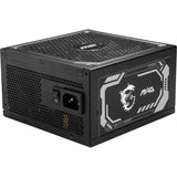 Msi mag a1250gl pcie5 modulær 1250 watt strømforsyning (sort, 1x 12v-2x6, 4x pcie)