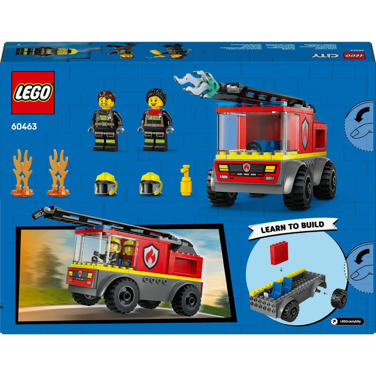 Lego city brandbil gave til børn - 60463