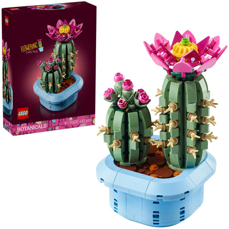 Lego botanicals blomstrende kaktus - plante dekorationssæt - 11509