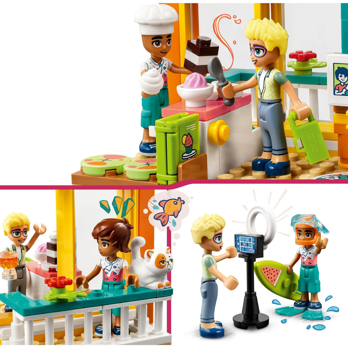 Lego venner - leos værelse byggelegetøj (41754)