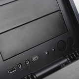 Silverstone SST-GD07B-C HTPC-hus (sort | 1x USB-A | 1x USB-C)