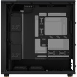 Fractal Design North XL RC Charcoal Black TG Dark Midi Tower Housing (sort træfarve | 2x USB-A | 1x USB-C | hærdet glas)