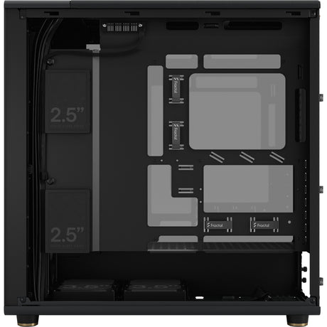 Fractal Design North XL RC Charcoal Black TG Dark Midi Tower Housing (sort træfarve | 2x USB-A | 1x USB-C | hærdet glas)