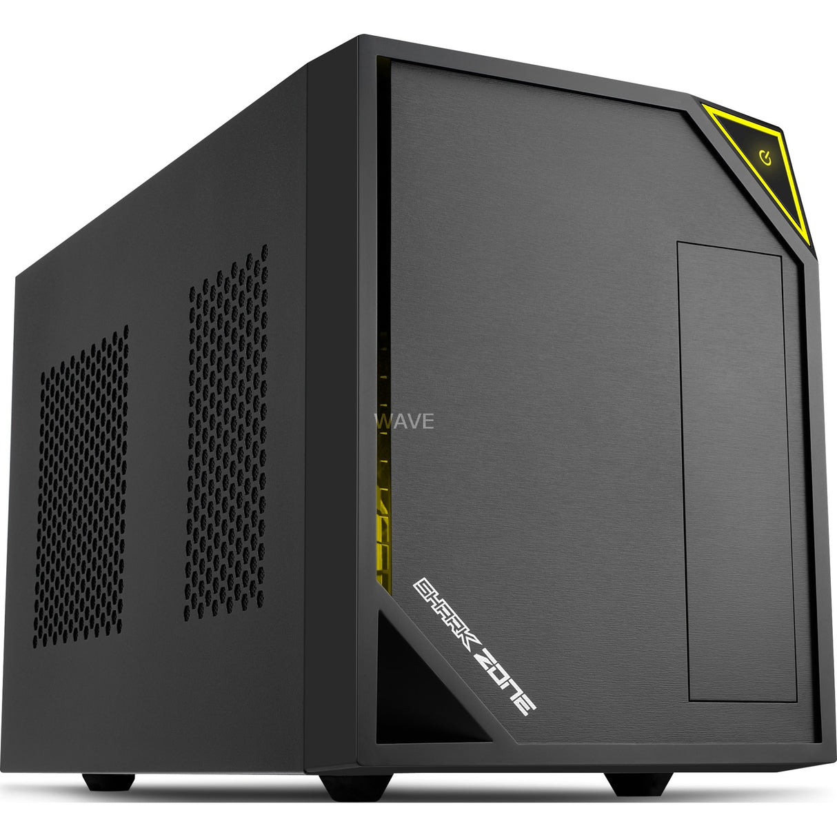 Sharkoon shark zone c10 mini tårnhus (sort | 2x USB-A)