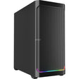 Sharkoon ak4 rgb strip midi tårnhus (sort | 2x usb-a | 1x usb-c | rgb)