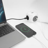 Act connectivity act strømskinne terning med 3 sokler, 30w strømforsyning USB-C a porte, kabellængde 1,5m ac2425