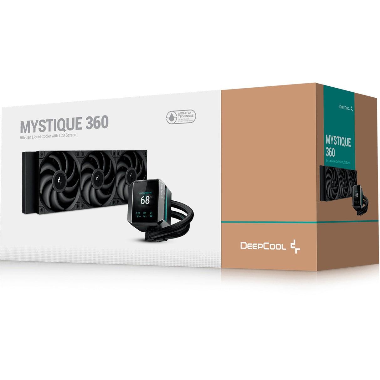 Deepcool mystique 360 vandkøling (sort, 4-benet pwm blæserstik)
