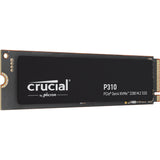 Crucial p310 500 gb ssd (sort, ct500p310ssd8, pcie gen 4.0 x4, nvme 2.0)