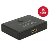 Delock HDMI 2 - 1 switch tovejs 4K 60 Hz HDMI switch (sort)