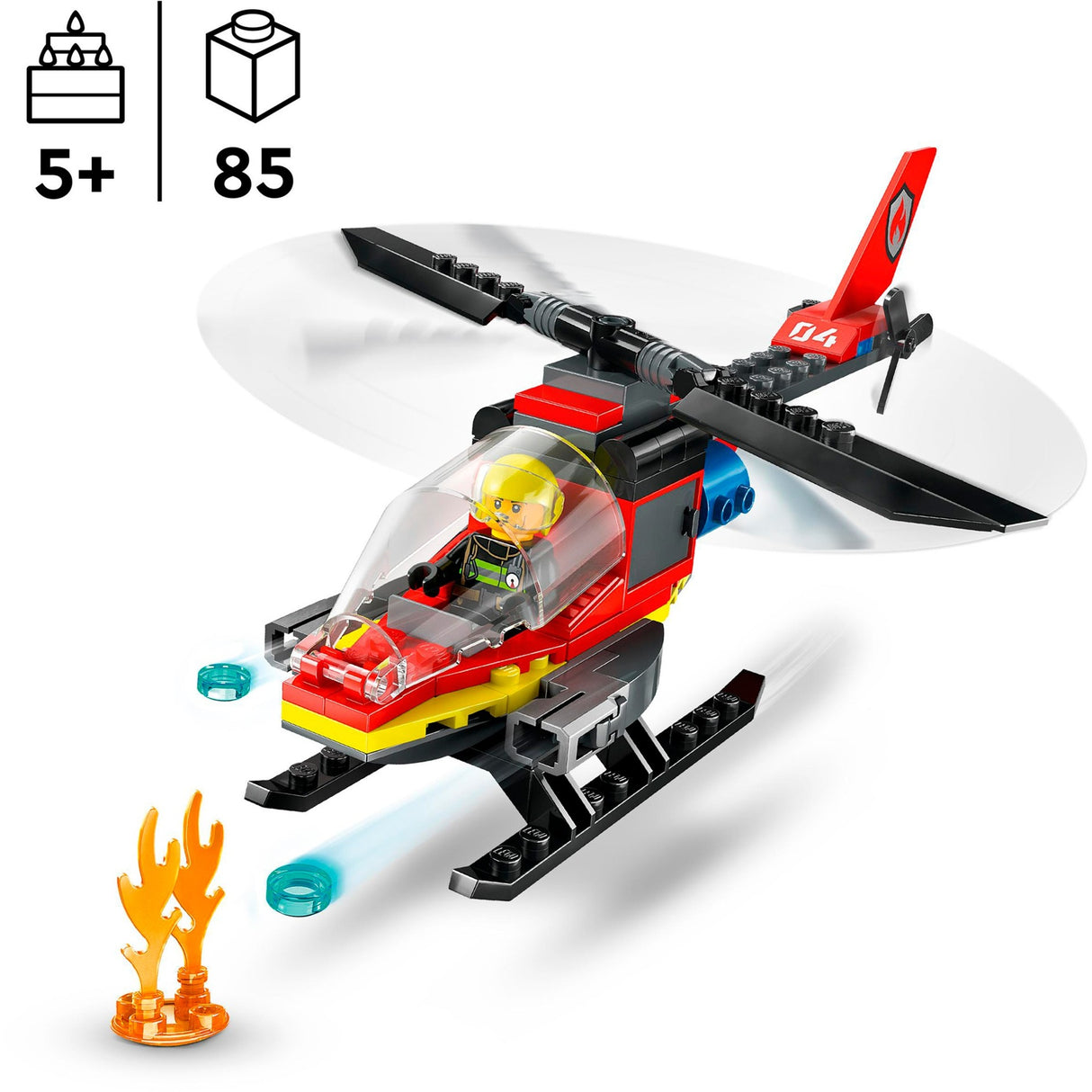 Lego city brandhelikopter - 60411