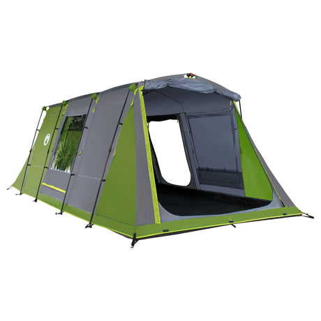 Coleman fastpitch victoria falls 4 blackout tent – 4 persoons tent - snel opzetten dankzij fastpitch – blackout bedroom technology - groen