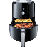 Steba HF 5000 XL varmluftsfrituregryde (sort rustfrit stål, 5,2 liter)