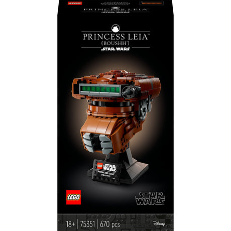 Lego star wars - prinses leia (boushh) helm constructiespeelgoed (75351)