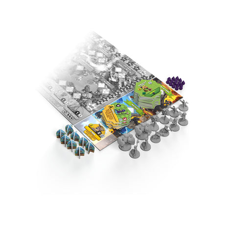 Asmodee clash of clans: the epic raid - dark elixir udvidelsesbrætspil (engelsk, 2 - 4 spillere, 45 - 90 minutter, fra 12 år, udvidelse)