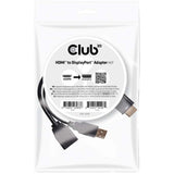 Club 3D HDMI > DisplayPort-adapter (sort, 0,18 meter)