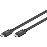 Goobay sync charge super speed USB-C kabel (sort, 2 meter)
