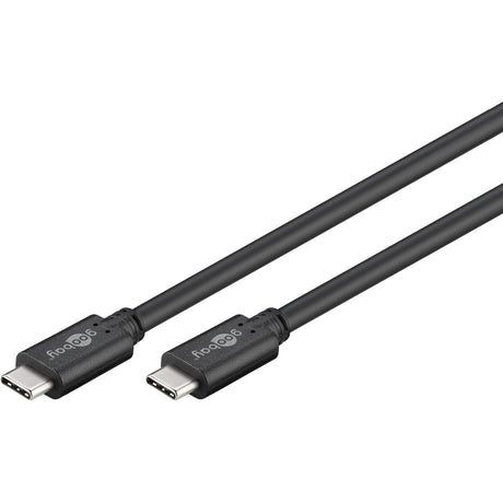 Goobay sync charge super speed USB-C kabel (sort, 2 meter)