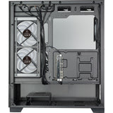 Silverstone lucid 05 mini tårnhus (sort | 2x USB-A | 1x USB-C | RGB | hærdet glas)