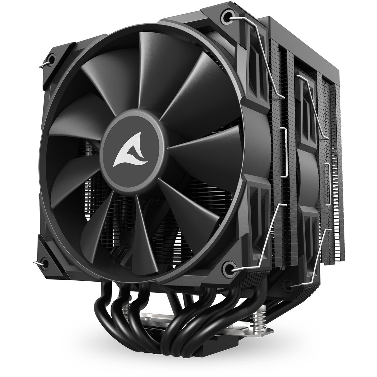 Sharkoon a60 CPU køler (sort, 4-benet PWM blæserstik)