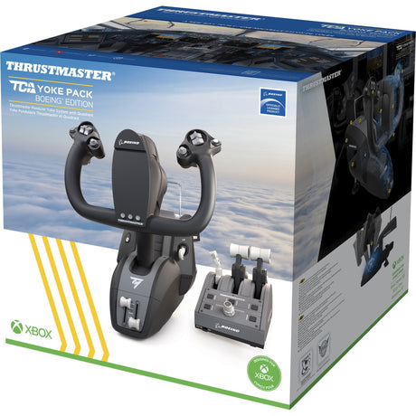 Thrustmaster tca yoke pack boeing edition gaming sæt (sort grå, pc, xbox one, xbox series x|s)