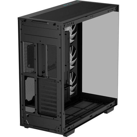 Deepcool CH780 Midi Tower-hus (sort | 4x USB-A | 1x USB-C | RGB | hærdet glas)