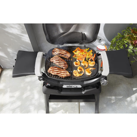 Weber halv plancha til q 1100n og q 1200n grillplade (sort)