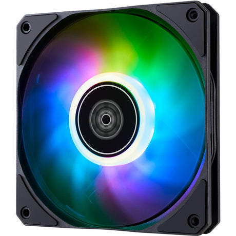Silverstone air slimer 120 argb kabinet ventilator (sort, 120 x 120 x 15 mm, pwm)