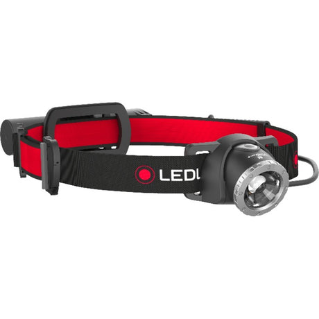 Ledlenser pandelampe h8r led belysning (sort rød, 600 lm, 6000 - 8000k)