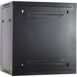 Dsi 12u vægskab med glaslåge - ds6412 serverrack (sort, 600 x 450 x 635 mm)
