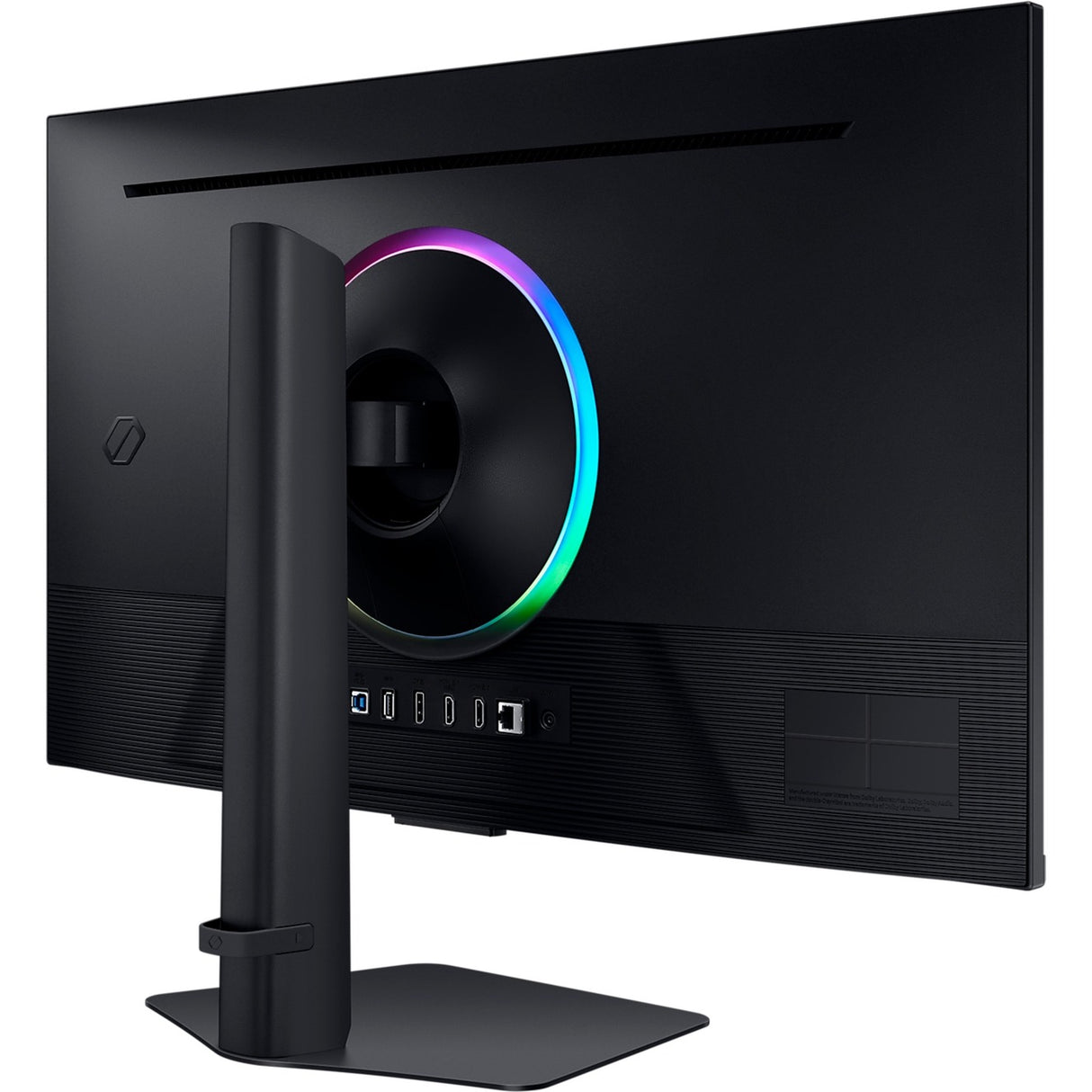 Samsung Odyssey G7 G70D 32 4K UHD-gamingskærm (sort, 2x HDMI, DisplayPort, 2x USB-A, USB-B, RJ-45, Wi-Fi 5, BT, 144 Hz)