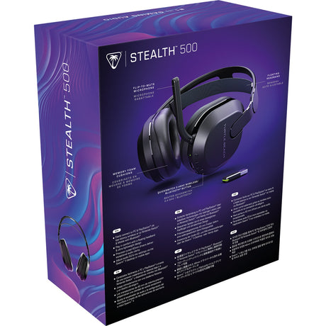 Turtle beach stealth 500 over-ear gaming headset (sort, pc - windows 10 og nyere, playstation 4 5, nintendo switch, android, ios)