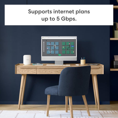 Eero pro 7 mesh WiFi router, 3 styks mesh router (hvid)